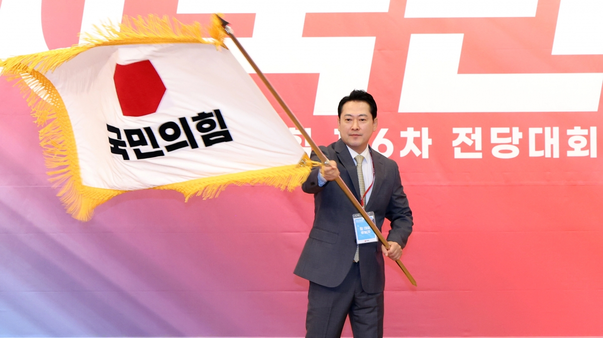 국민의힘 신임 당 대표에 장동혁..."뉴미디어의 승리, 당 분열시엔 결단" [HK영상]