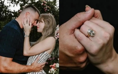 "결혼해요" 스위프트, 약혼 사진 공개…주가 뛴 '이 회사'