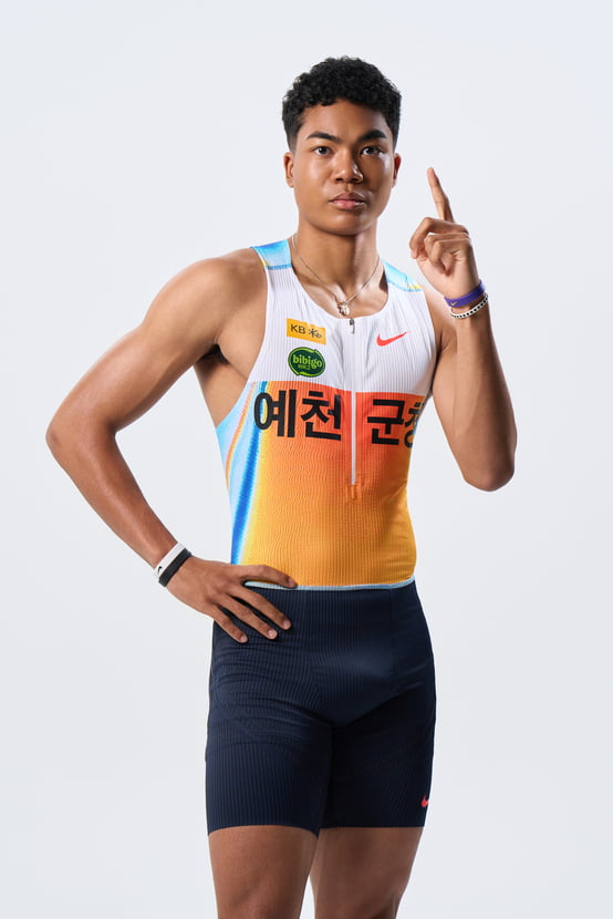 한국 육상 단거리 미래 나마디 조엘진, CJ그룹과 함께 뛴다