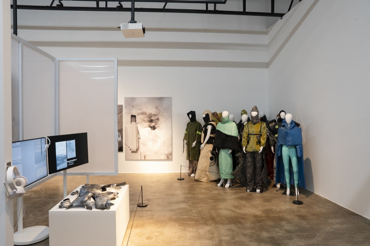 이탈리아 응용예술디자인대학(IAAD, Istituto d'Arte Applicata e Design) 작품 설치 전경. /광주디자인비엔날레