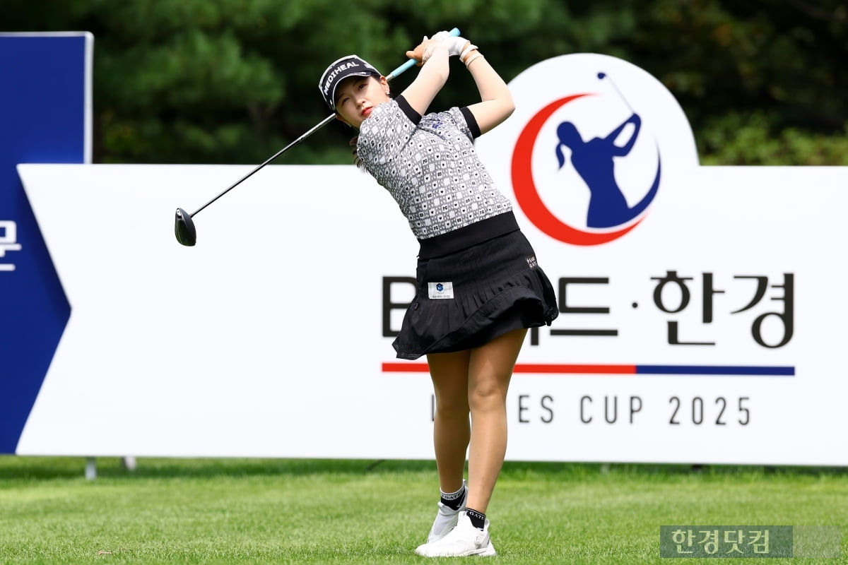 [포토] 박현경, '디팬딩챔피언 나가신다' (BC카드·한경 레이디스컵 2025)