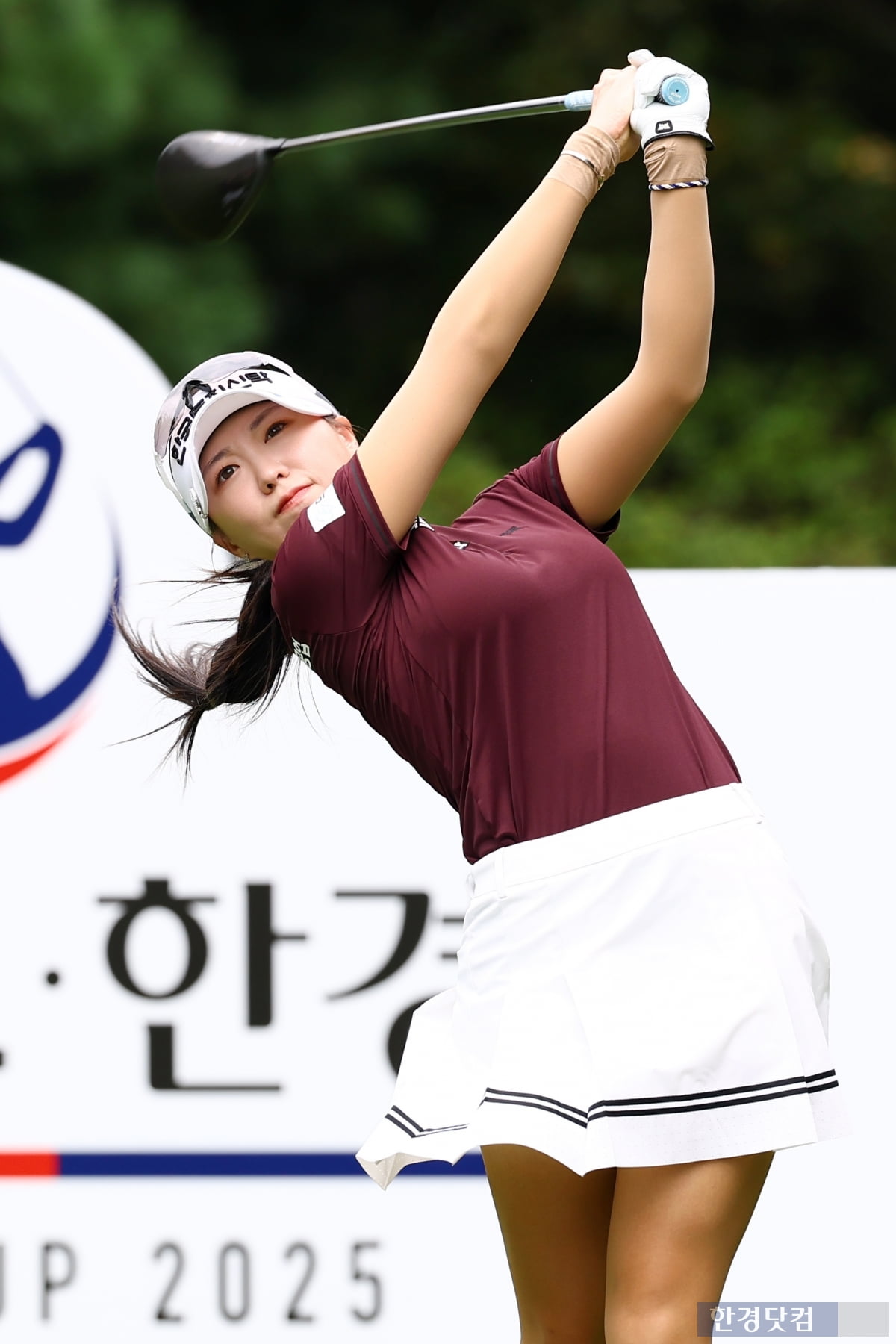 [포토] 조아연, '눈길 사로잡는 우아한 티샷' (BC카드·한경 레이디스컵 2025)
