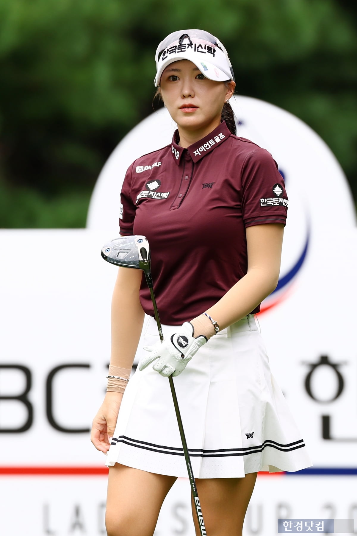 [포토] 조아연, '눈길 사로잡는 우아한 티샷' (BC카드·한경 레이디스컵 2025)
