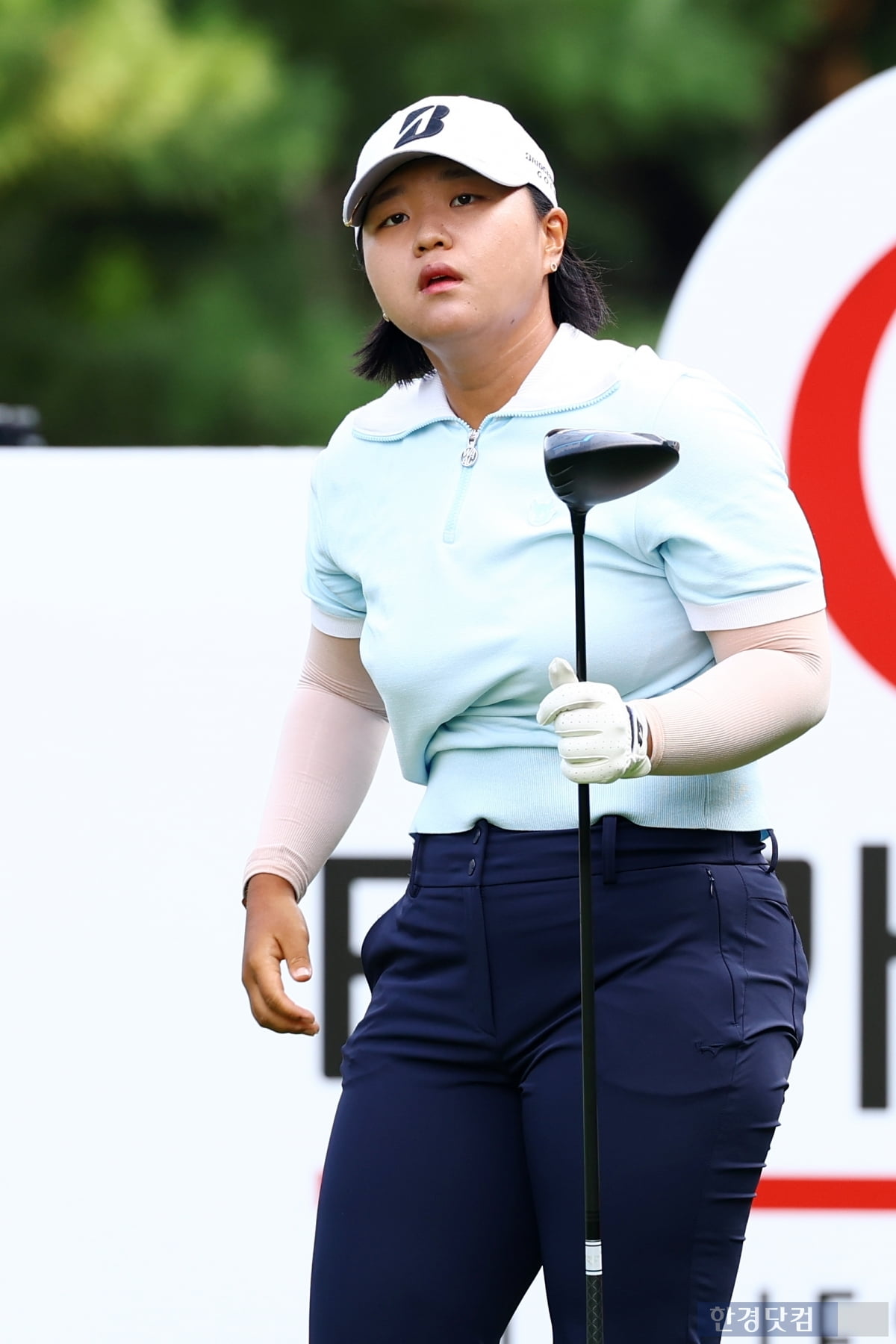[포토] 신다인, '끝까지 최선을 다하자' (BC카드·한경 레이디스컵 2025)