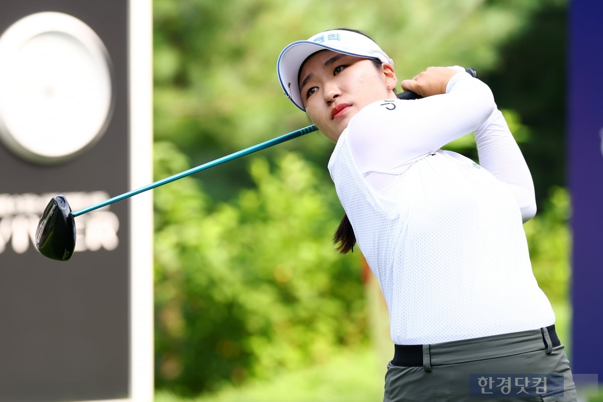 [포토] 최가빈, '정확하게 날려 보낸다' (BC카드·한경 레이디스컵 2025)