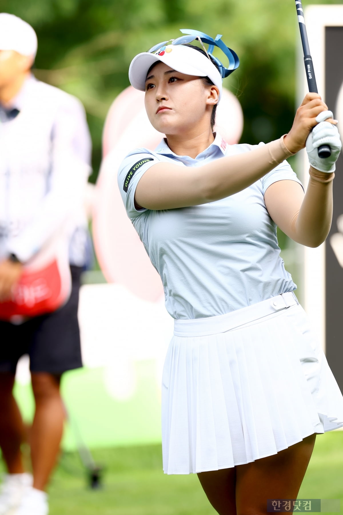 [포토] 리슈잉, '더 위로 올라가자~' (BC카드·한경 레이디스컵 2025)