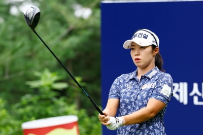 [포토] 김수지, '끝까지 우승에 도전한다' (BC카드·한경 레이디스컵 2025)