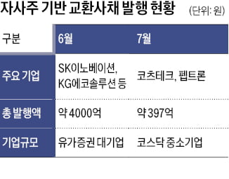 대기업 "자사주 쓰기 겁나"…교환사채 발행 자취 감췄다