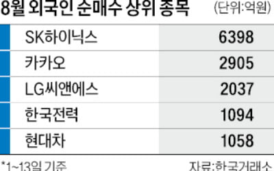 외국인, 하이닉스·현대차 집중매수
