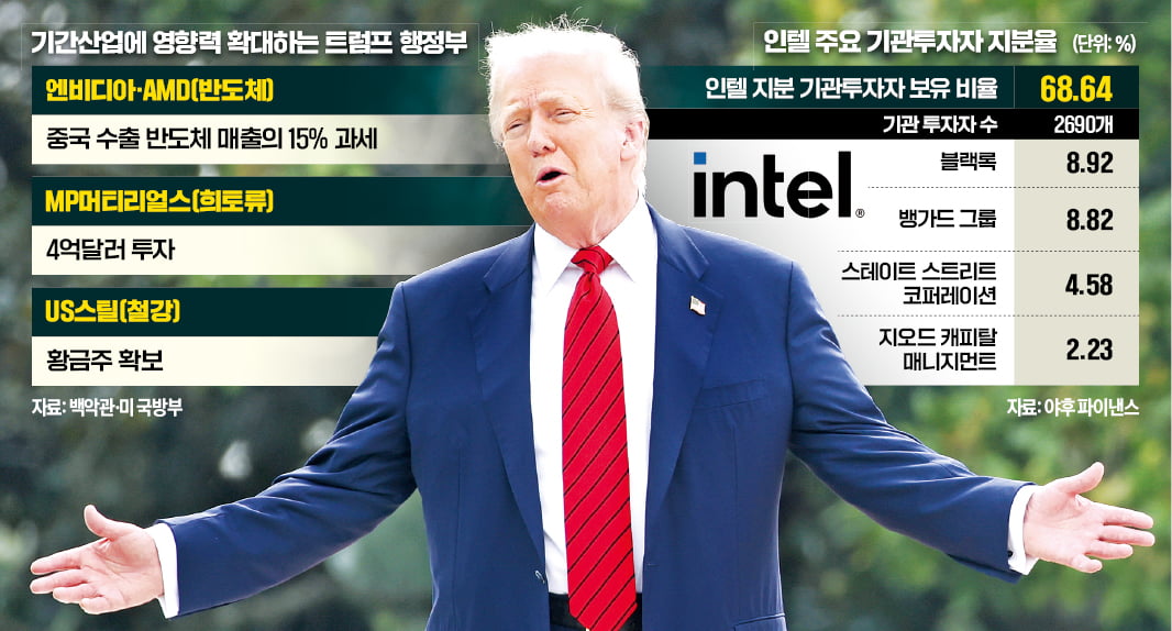 희토류·철강 통제권 확보한 트럼프…이번엔 '칩 통수권자' 야심