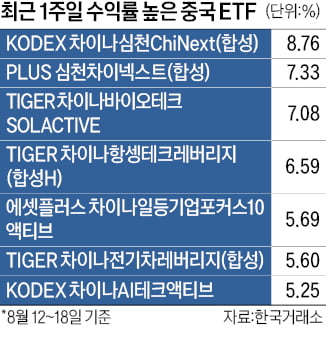 차이나 ETF 잘나가는데…증권가는 "지금 팔아라"