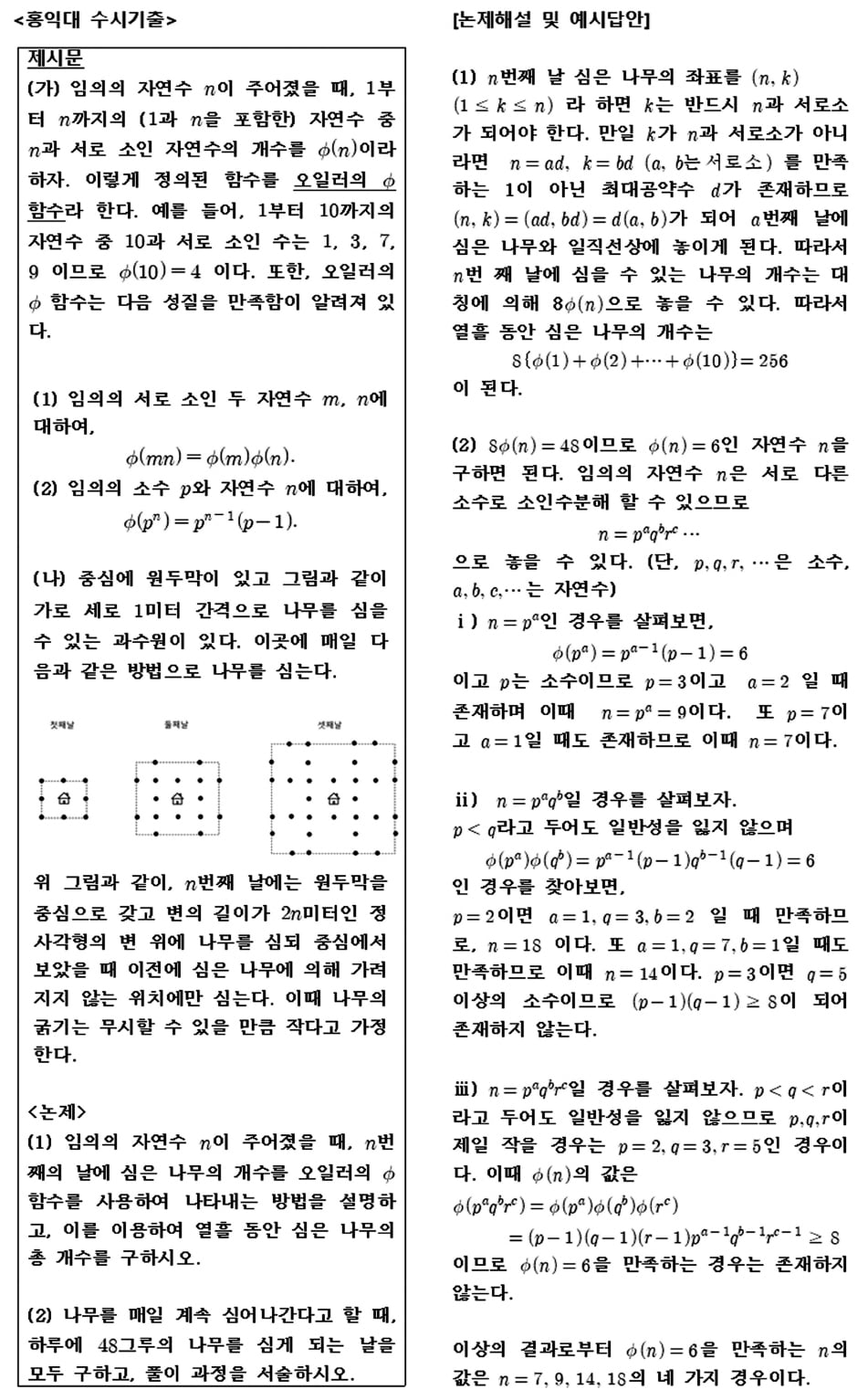 [2026학년도 논술길잡이] 정수 다루는 문제는 기본정의부터 확실하게
