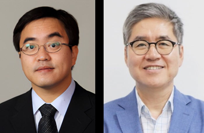 사진설명= ▲모벤시스 신임 사외이사 MS 황민하 박사(왼쪽), KVI 정회훈 대표(오른쪽)