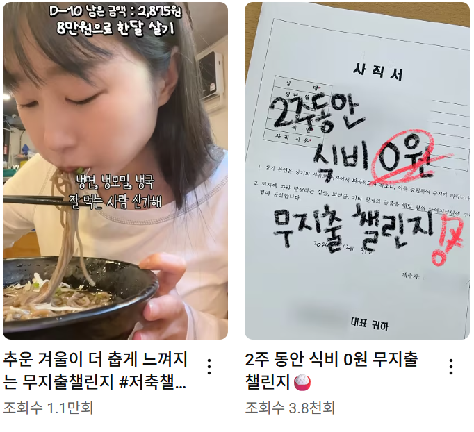 불황형 챌린지로 버틴다…전 세계 MZ의 절약 생존게임