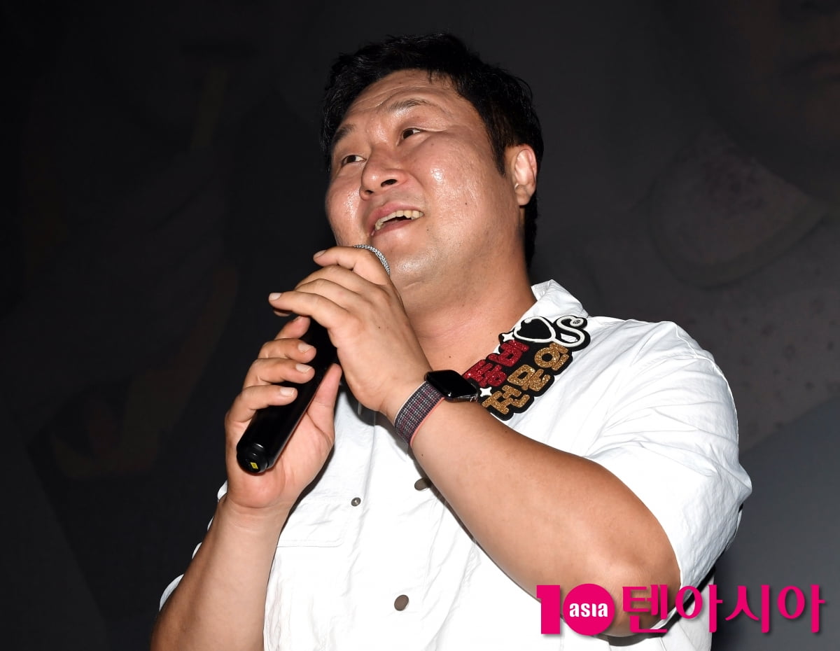 Yoon Kyung-ho Attends Stage Greeting for 'Zombie Daughter' in Seoul