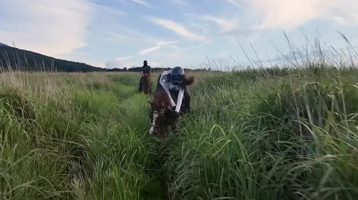 Girls' Generation's Yuri Smiles Through Horseback Riding Mishap in Jeju