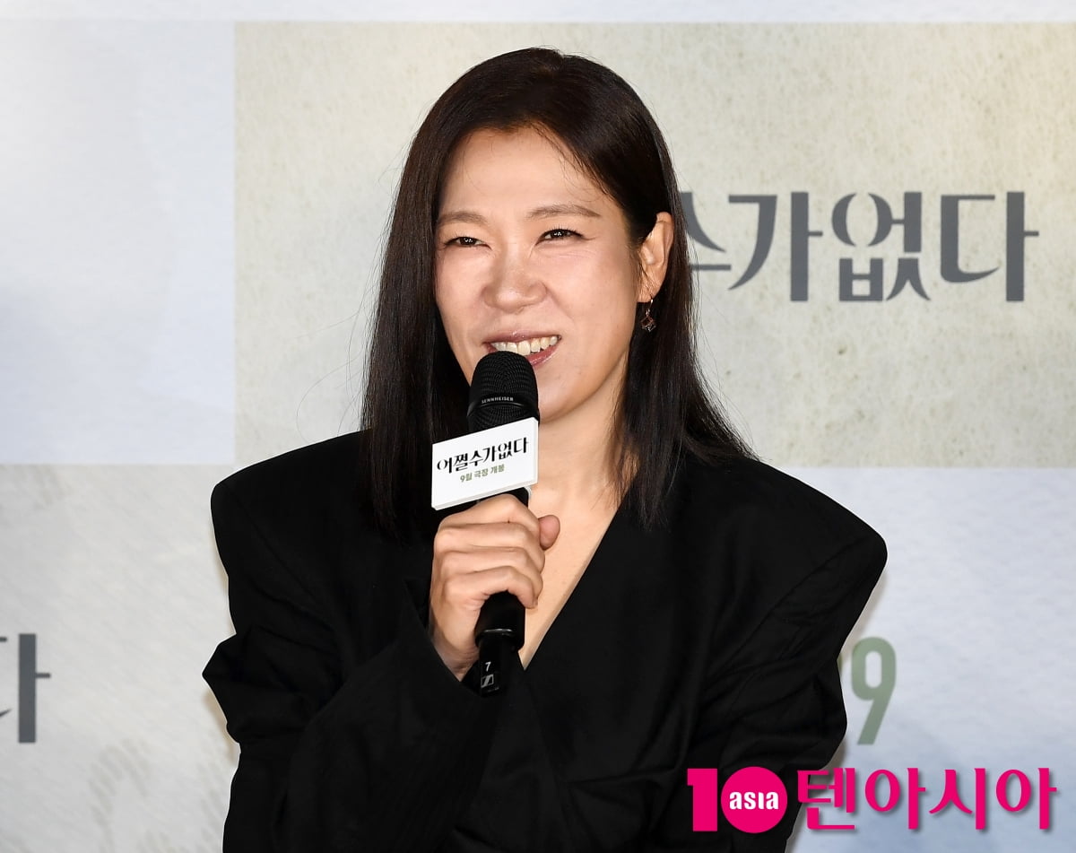 Yeom Hye-ran Attends Press Conference for Upcoming Film 'No Other Choice'