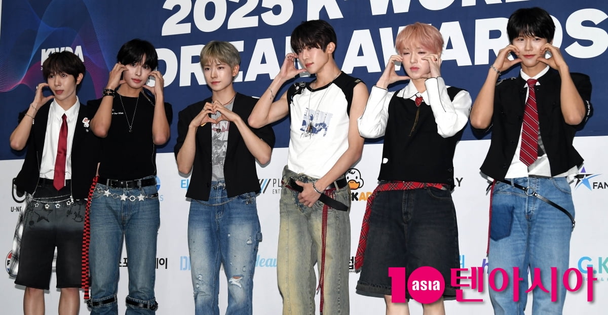 NCT WISH Shines on the Blue Carpet at the 2025 K-World Dream Awards in Seoul