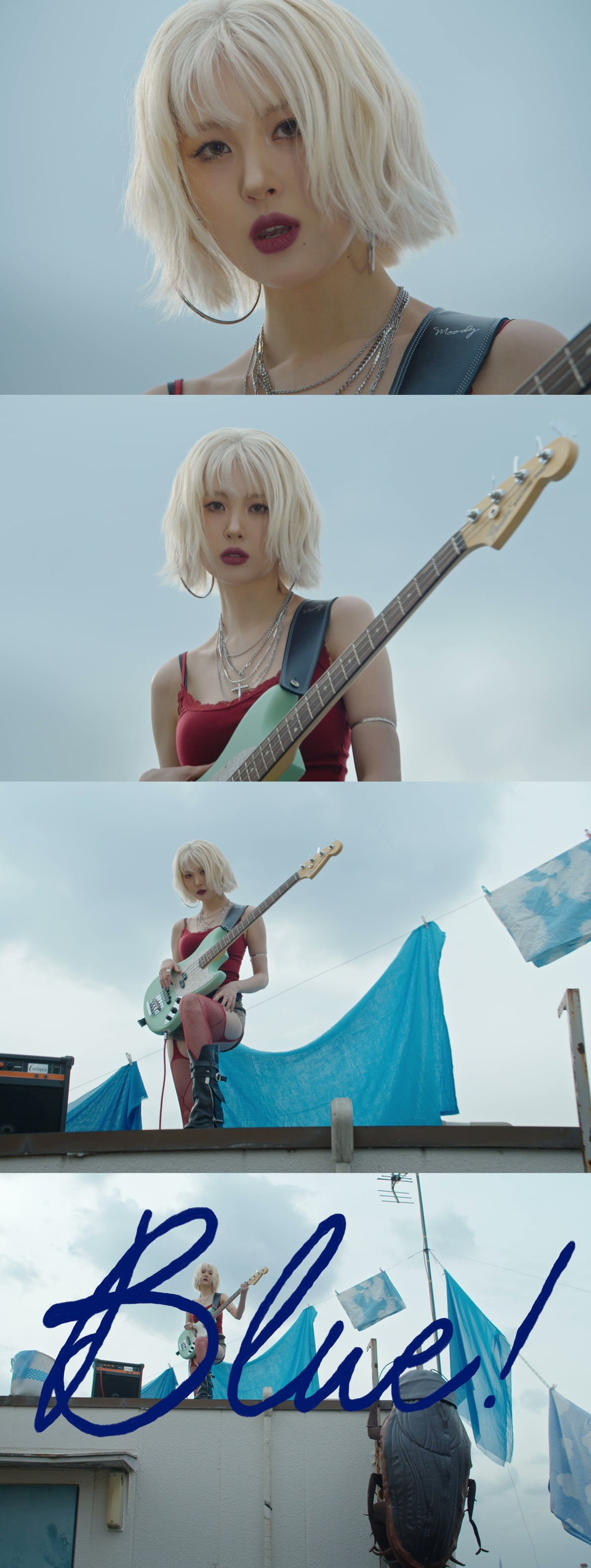 Sunmi Teases Comeback with Striking Visuals in 'BLUE!' Music Video Teaser