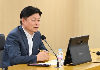 첨단산업도시 도약을 강조하는 조용익 부천시장. 부천시 제공.