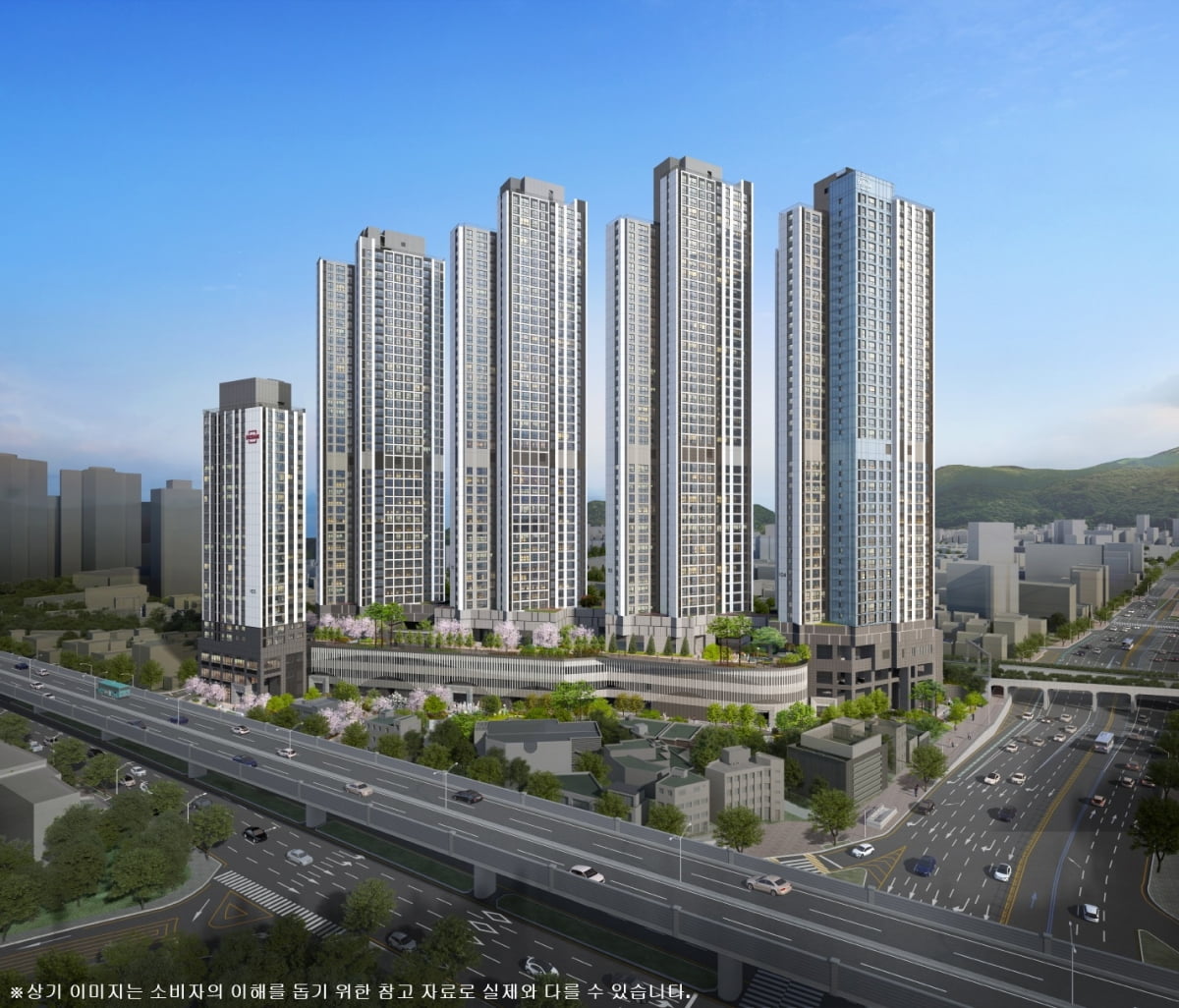 서면 어반센트 데시앙 투시도. 태영건설 제공