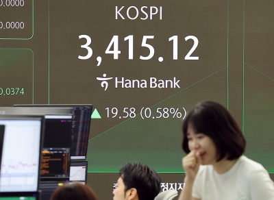 [속보] '전인미답' 코스피…사상 첫 3400선 돌파 마감