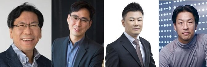 제21회 경암상 수상자인 (왼쪽부터)김유수, 허준렬, 김호영, 김상배 교수 / 사진=경암교육문화재단