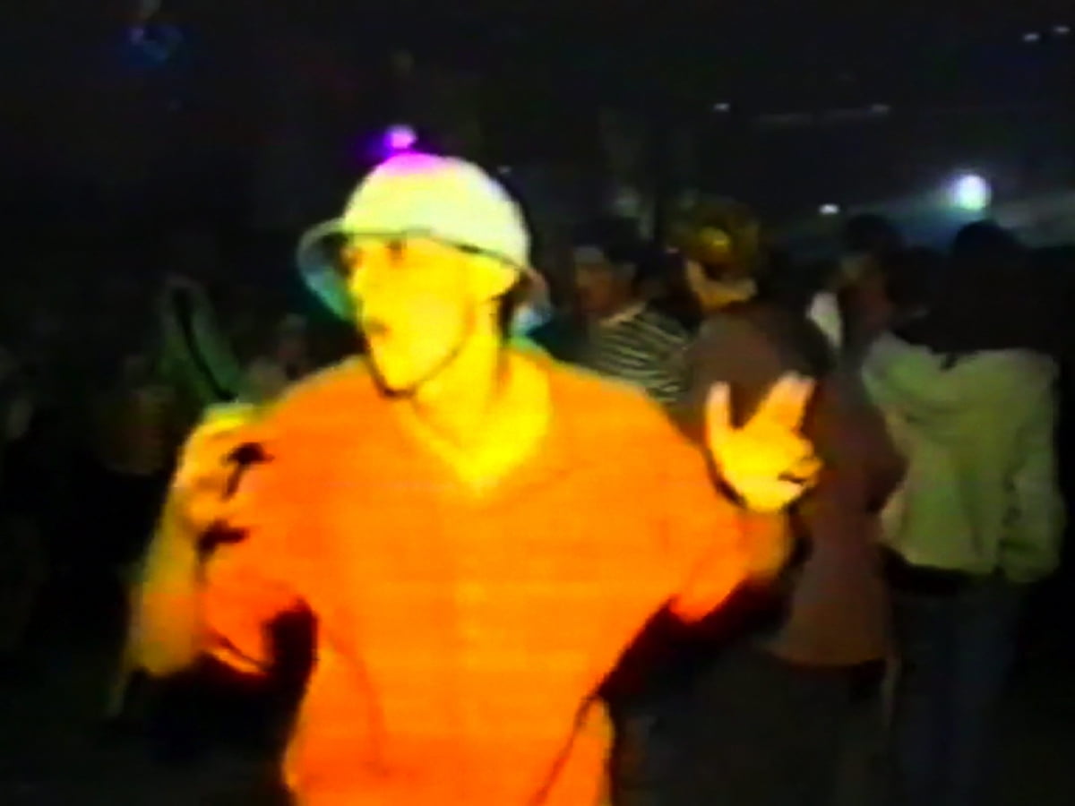 Mark Leckey, Fiorucci Made Me Hardcore, 1999, DVD, 14′30″. / Courtesy of the artist and Cabinet, London.