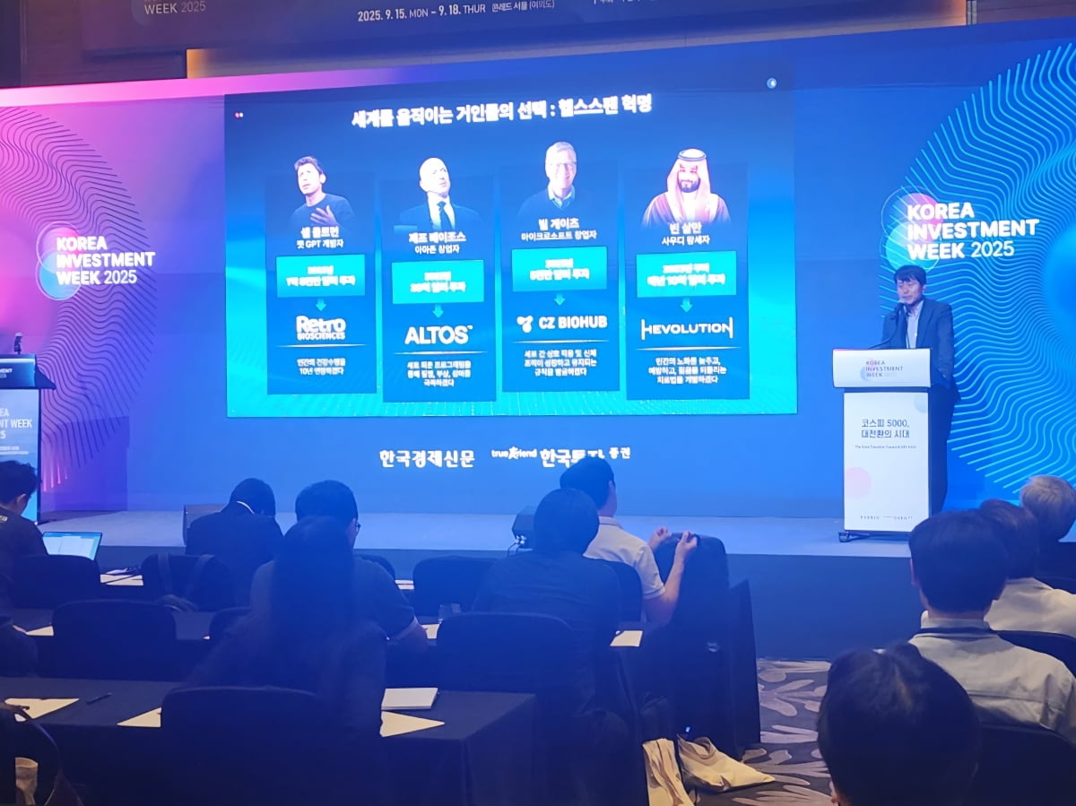 지아이이노베이션 "항노화 시장 도전장…시가총액 50배 노린다" [KIW 2025]