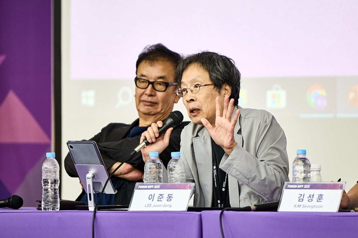 차승재 프로듀서(왼쪽), 이준동 나우필름 대표 /사진=부산국제영화제 제공 
