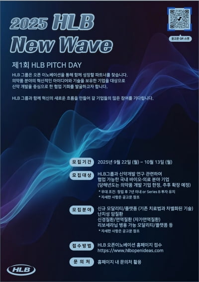HLB그룹, 첫 오픈 이노베이션 프로젝트 출범…국내 유망 바이오기업과 협력