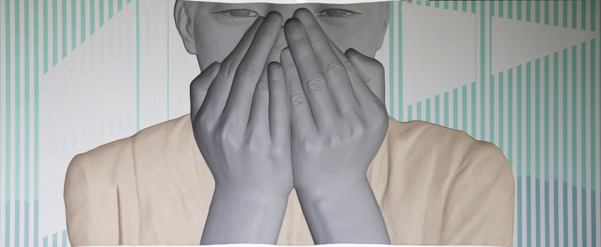 이용덕, giggling 110681, 2011, 83x200x17cm, recoler. /이용덕