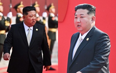北 김정은 '인민복' 벗었다…넥타이 메고 양복 입은 이유가