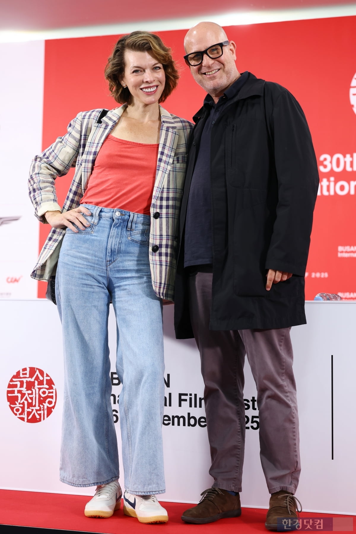 [포토] 밀라 요보비치-애드리언 그런버그 감독, '환한 미소~'