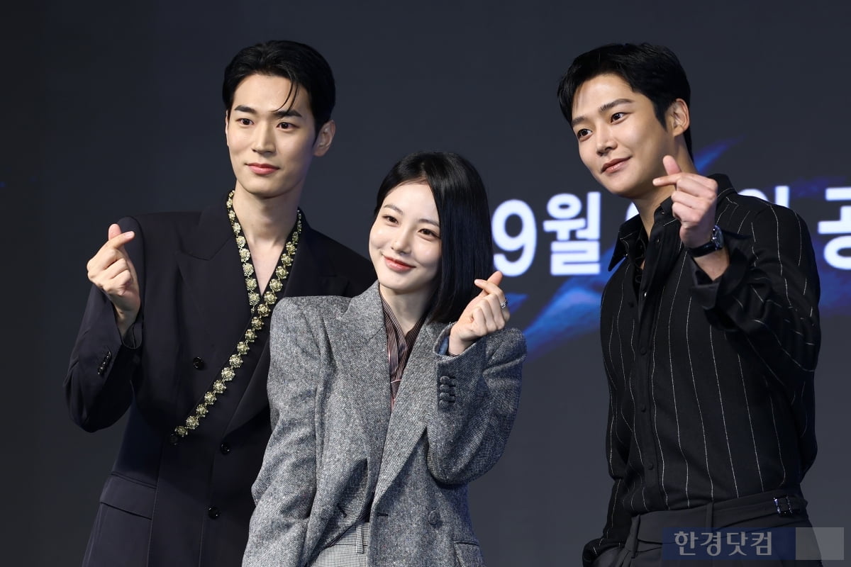 [포토] 박서함-신예은-로운, '선남선녀가 따로 없네~'