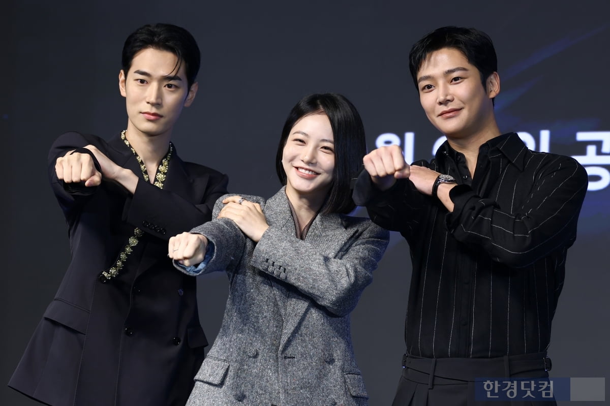 [포토] 박서함-신예은-로운, '선남선녀가 따로 없네~'