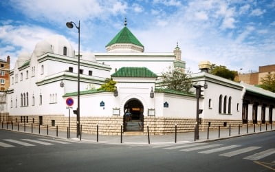 프랑스 이슬람 사원 곳곳서 돼지머리 발견…파란색 '마크롱' 글씨도