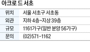 아크로 드 서초, 강남역 인접…분양가 상한제 '로또 단지'