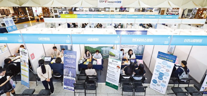 [포토] 인천우수병원 취업박람회