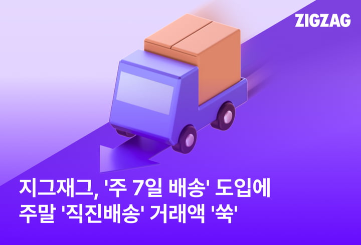 주 7일 배송하자…지그재그, 주말 거래액 '쑥'