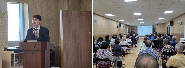 청담해리슨송도병원 김명훈 원장, 송도노인복지관서 강연 
