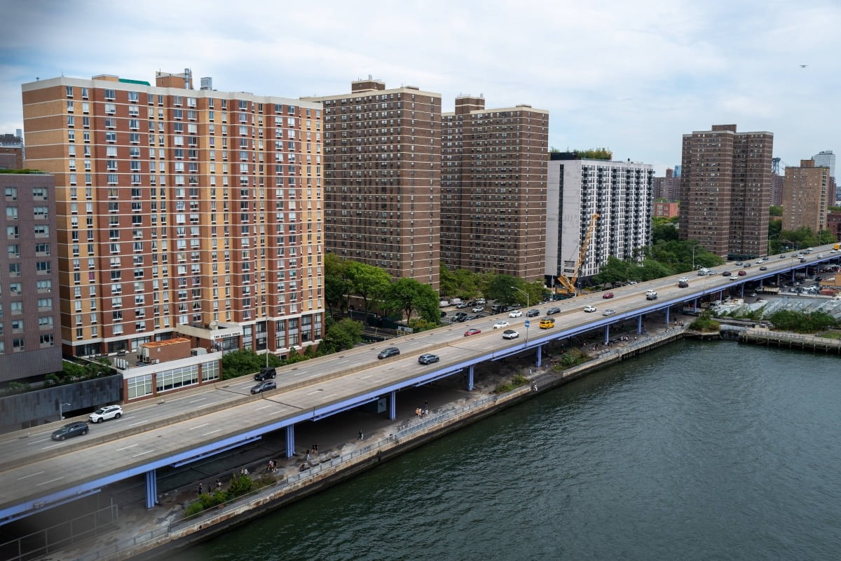 미국 뉴욕 맨해튼의 주거용 아파트 건물들. 사진=연합AFP