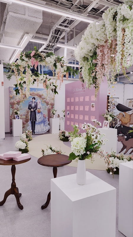 네이버웹툰 로맨스판타지 '꽃이 삼킨 짐승', 팝업 19일 개막