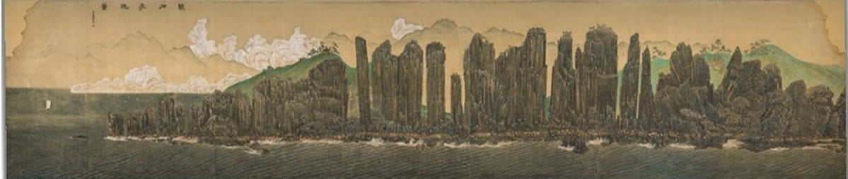 총석정절경도, 김규진(이미지=국립고궁박물관)