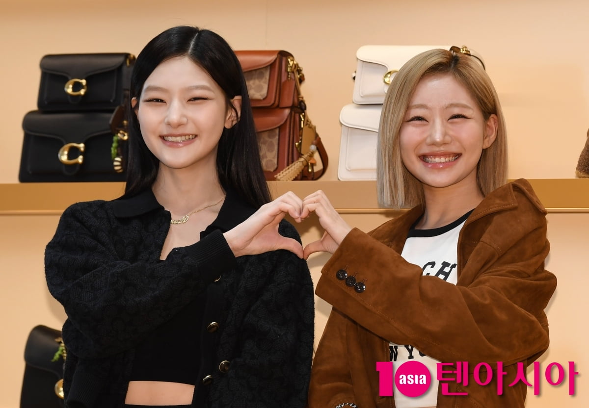 KISS OF LIFE's Haneul and Julie Shine at Coach x Musinsa Pop-Up Event in Seoul