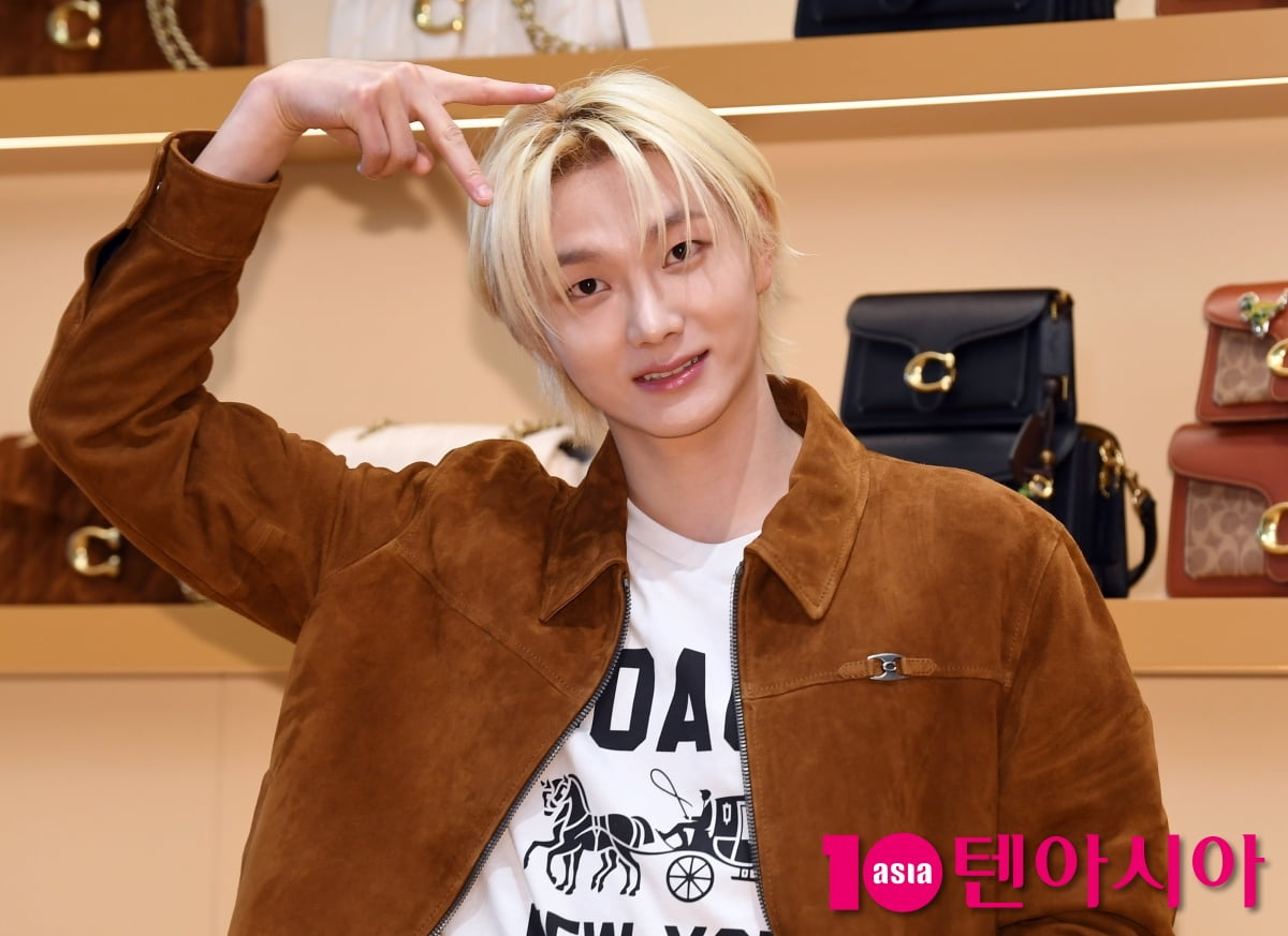 BOYNEXTDOOR's Sungho Attends Coach x Musinsa Pop-Up Event in Seoul
