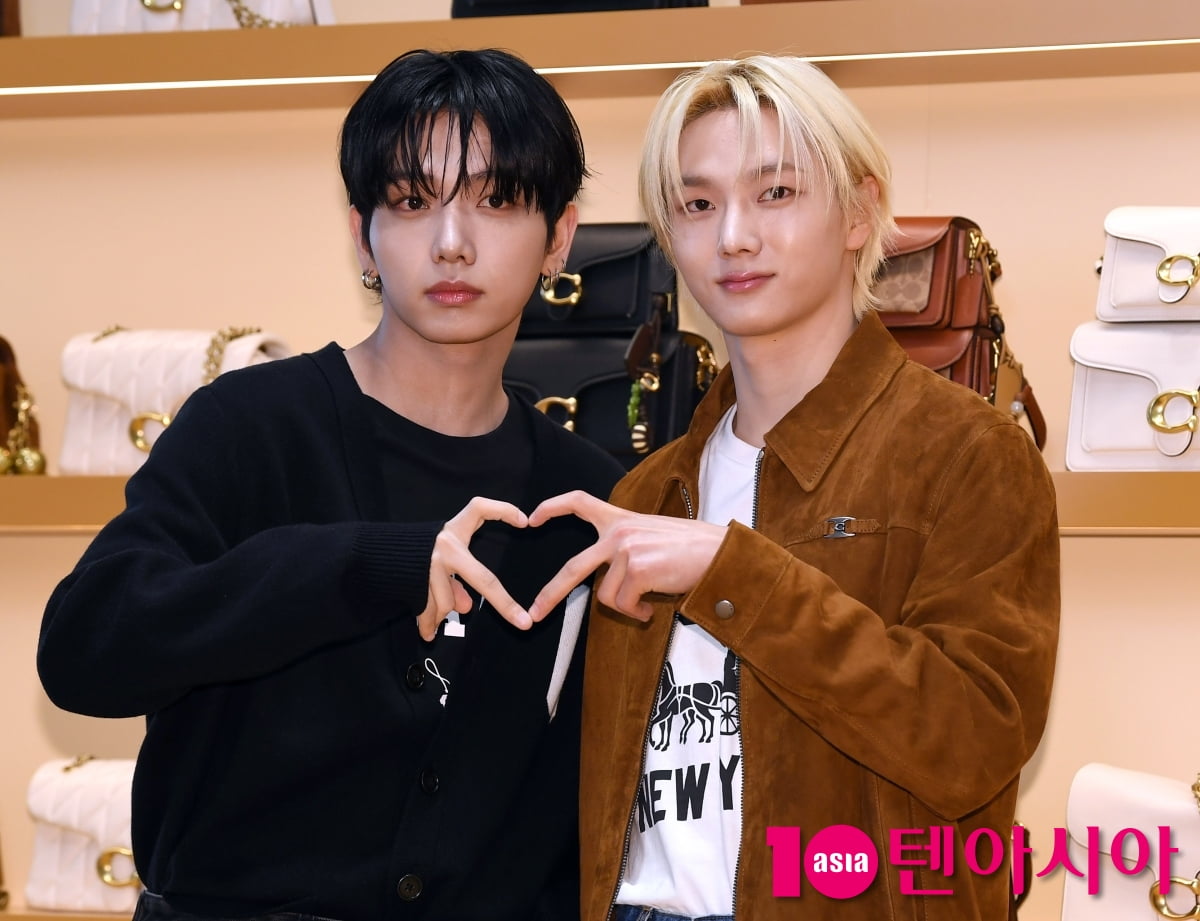 BOYNEXTDOOR's Jaehyun and Sungho Attend Coach x Musinsa Pop-Up Event in Seoul