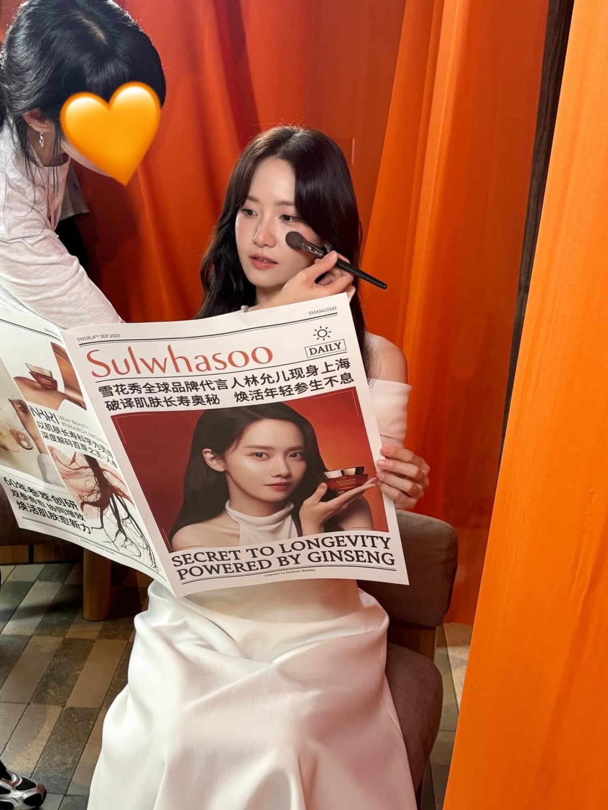 Girls' Generation's Yoona Stuns in White Dress at Sulwhasoo Beauty Event