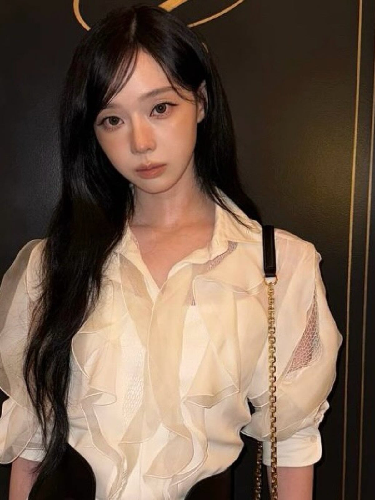 Aespa's Winter Stuns in Classic Ralph Lauren Ensemble on Instagram