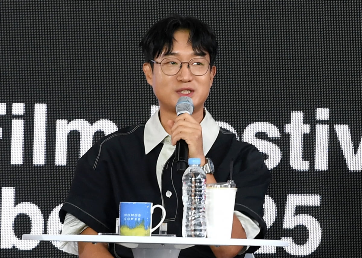 Actor Jo Woo-jin Attends Open Talk for Film 'Boss' at BIFF